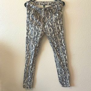 Wild Fable Snake Print Skinny Jeans